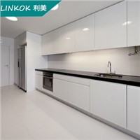 18mm Playwood waterproof white lacquer kitchen cabinets