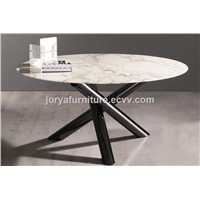 Modern Round Dining Table Portable Dining Table Marble/Tempered Glass/Wooden Top Tabletable
