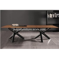 Modern Rectangle Dining Table Marble/Tempered Glass/Wooden Top Table