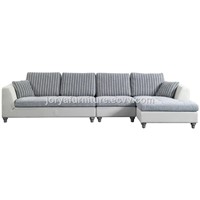 Mordern Style Leather Corner Sofa High Quality Fabric Sofa Chaise Longue Three-Seat Sofa Couch
