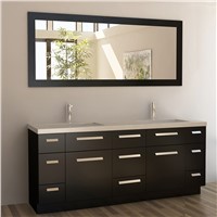E1 Particleboard / Plywood / MDF custom plastic luxury vintage bathroom cabinets