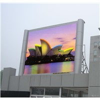 Iron cabinet outdoor P10 P16 LED screen