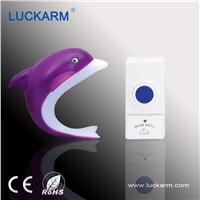 The dolphin shape 220v plug in waterproof Intelligent wireless doorbell