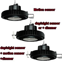 100W 150W 200W HIGH BAY UFO lights with Motion sensor day/light sensor and dimmer HIGH quality