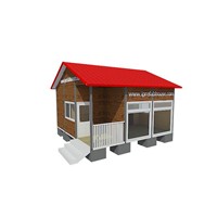 mini one floor prefabricated steel frame housing