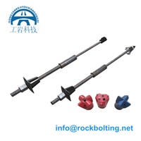 hollow grouting self drilling anchor bolt