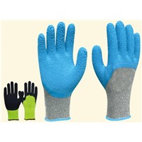 Latex Foam Gloves - Polyester Cotton T/C Terry brushed