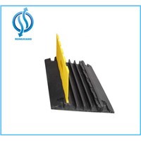 Rubber heavy duty cable protector 4 channels