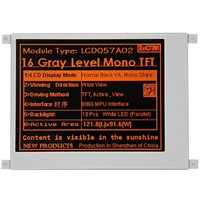 5.7 inch monochrome TFT LCD screen