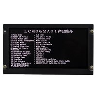 6.2 inch monochrome TFT LCD screen