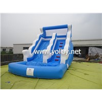 Inflatable Slide with Swimming Pool