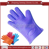 SeeWay F200-D Kitchen Cooking Oven Heat Resistant Silicone Gloves