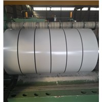 Prepainted steel sheet in coils and strips for building materials