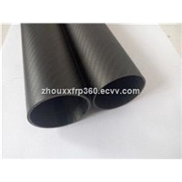matte surface 3k twill carbon fiber tubes