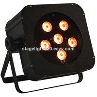 6pcs RGBAW UV LED Battery Wireless Uplight,6in1 Battery Powered LED Stage Lighting