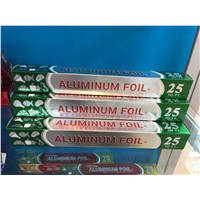 Household aluminum foil roll for food package