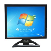 New 17Inch USB TFT LCD Touch Screen Monitor VGA/HDMI/AV/TV Input LCD W/Base