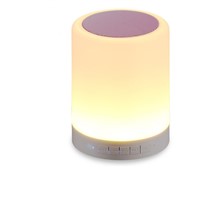 Multifunctional Outdoor Wireless Bluetooth Speaker With LED Lamp by Smart Touch