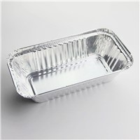 Disposable aluminum foil food pan