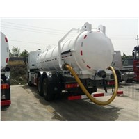Low Cost HOWO Sewage Suction Truck for Sale