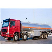 Mass Production HOWO 8*4 Fuel Tank Truck sales