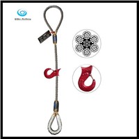 Eye Sliding Choker Wire Rope sling with Thimble