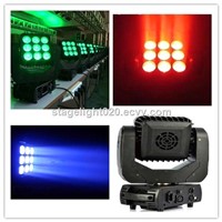 9x12W RGB 4 in 1 Beam Effect Moving Head China Stage Lighting Factory