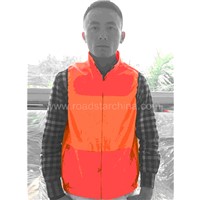 Custom Deisgn High Visibility Flashing Reflective LED Safety Vest