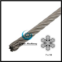 Stainless Steel Cable - 7x19 Aircraft Cable Type 316