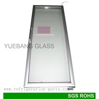 Upright Freezer Aluminum Frame Glass Door