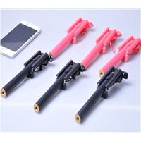 New Mini Wired Selfie Sticks Foldable in one monopod for All Smart phones (FWS014)