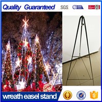 green wire wreath easel stand / metal stand for wreath