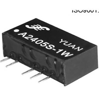 1W-2W Fixed Input,Unregulated Dual Output DC/DC Converter A2405S-1W