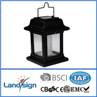 Solar camping light type CE/Rohs Aluminium dual function solar lantern with clip and handle