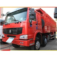 Sinotruk Howo truck EURO3 8x4 12 wheel LNG dump trucks 24 ton