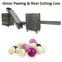 Onion Root Cutting &amp;amp; Peeling Machine Line