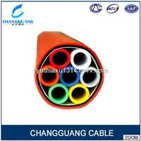 HDPE round tyle direct buried armoured Micro duct fiber optic cable