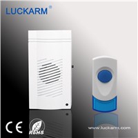 luckarm waterproof digital battery wireless doorbell for apartment