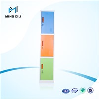 China mingxiu high quality steel wardrobe lockers / 3 door metal locker