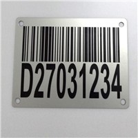 Metal Labels,Stainless steel barcode label,Aluminum barcode