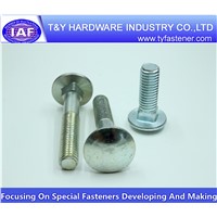 carriage bolt hot dip galvanized steel carriage bolts with hex nuts galvanized