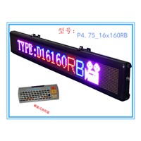 LED displays for car using bus using LED sign