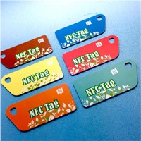 Plastic key tag cards