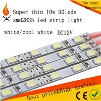 High quality led super thin rigid strip lighting smd2835 1m/pc 90leds 10w cool white/white