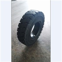 9.00-16/6.50 solid tyre for pneumatic rim, forklift tire wheel
