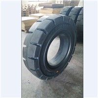 hydraulic forklift tire heavy duty solid tire