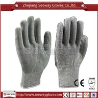 SeeWay B513 Hppe cow leather cut resistant industrial safety work gloves