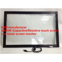 (12.1-100'') 24 inch Aluminum frame  waterproof  vandalproof Infrared touch screen panel
