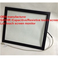 (8-32'') 19 inch anti-scratch no blind spot competitive price SAW touch screen panel
