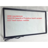 (12.1-100'') 55 inch USB and RS232  support Windows /Linux /Android system IR touch screen panel